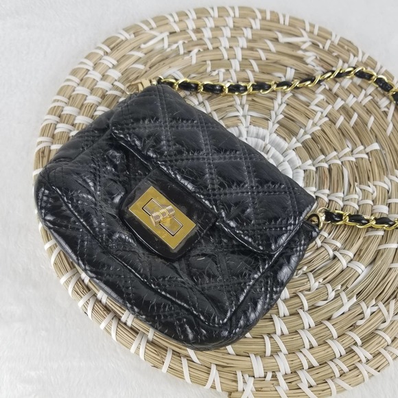 Big Buddha Handbags - Big Buddha Black Pillow Faux Leather Wrist Purse | OS